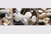 Картины и репродукции Репродукция 90х30 см White Flower In White Bowl
