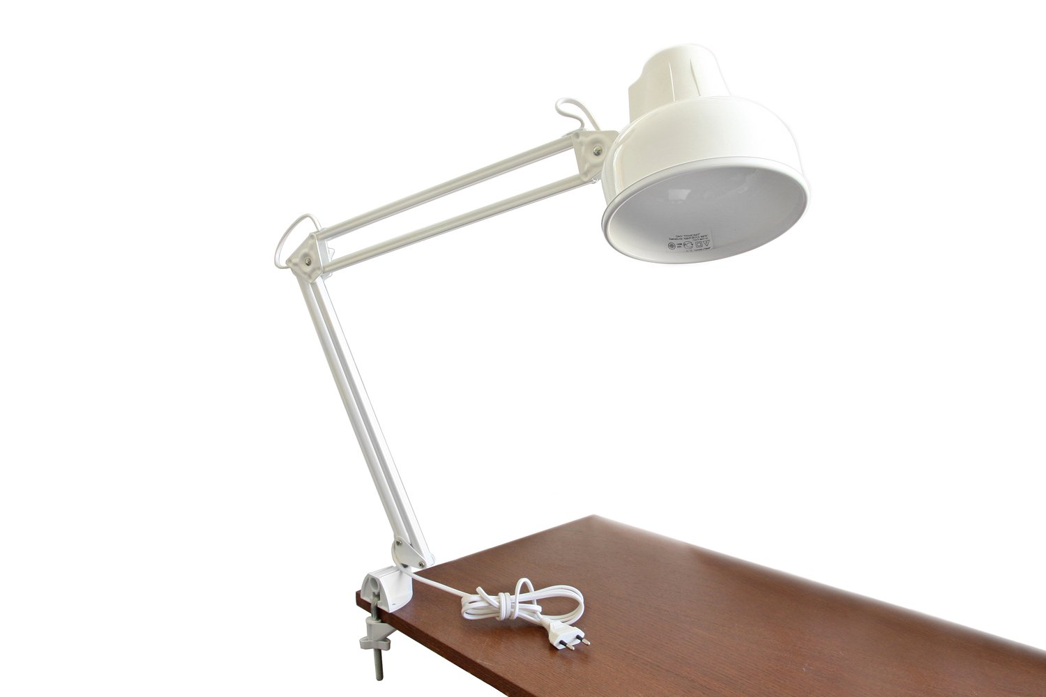 лампа крепится к столу