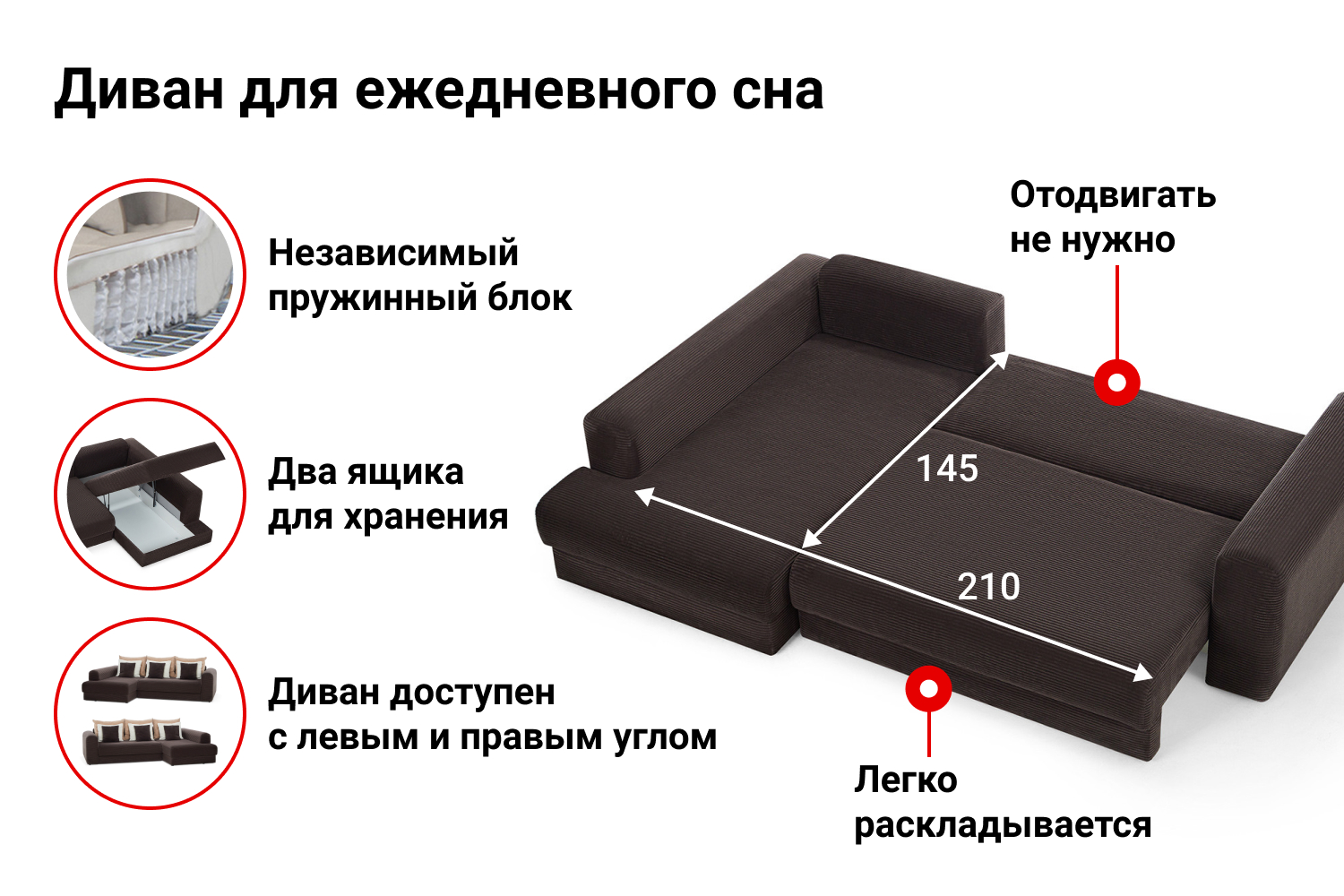 Диван Кровать Мэдисон Купить