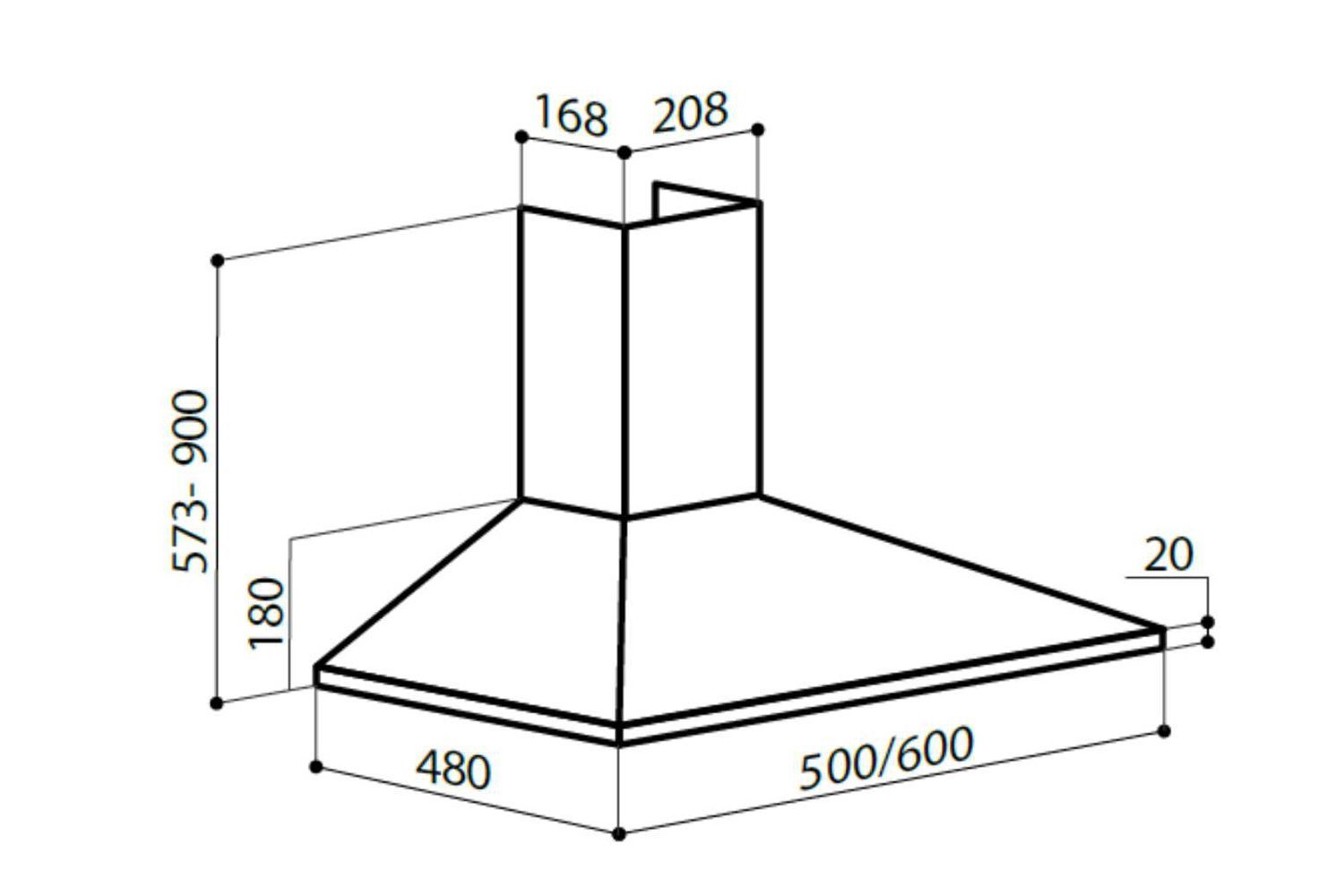 Вытяжка BASIC 500