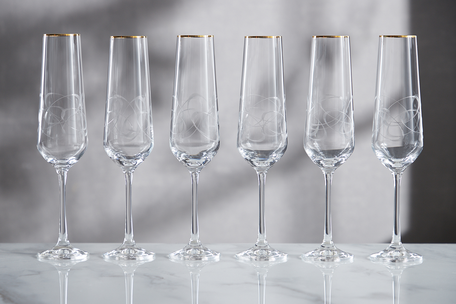 фото Набор бокалов для шампанского сандра hoff