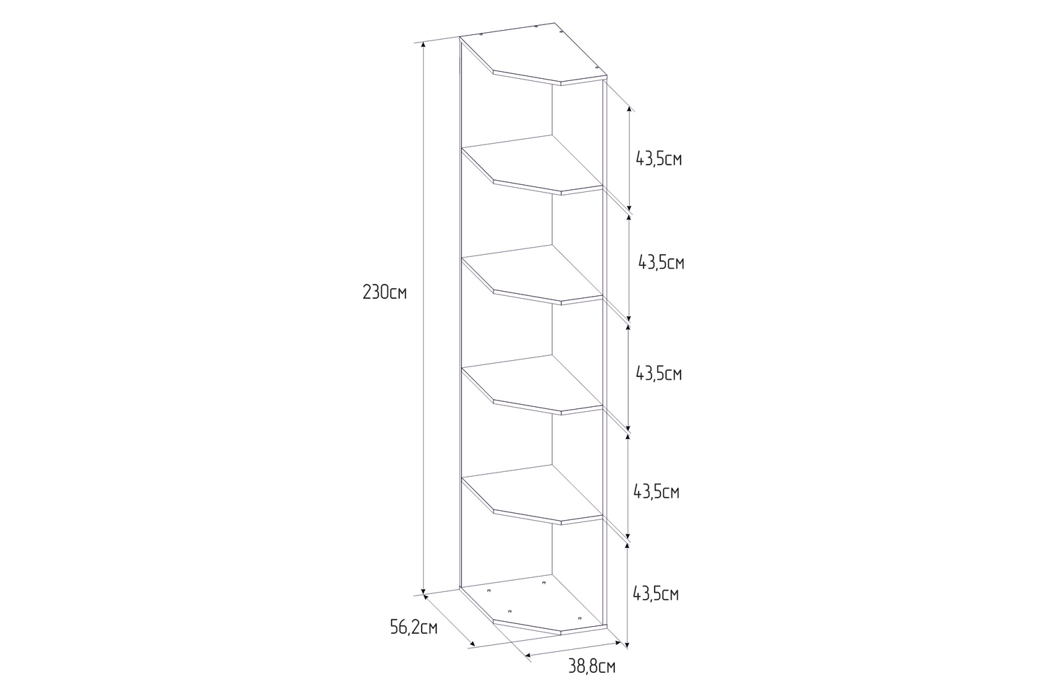 Угловые полки чертежи. Хофф шкаф Канкун угловой. Полка угловая хофф. Шкаф угловой Канкун 86.2х230х86.2 см. Чертеж углового стеллажа с размерами.
