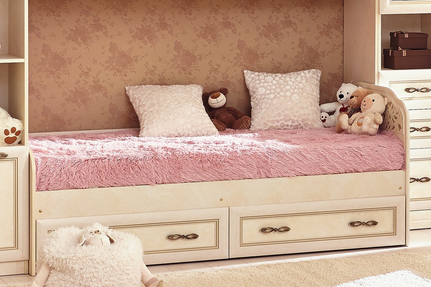 красивая кровать для девочки 11 лет