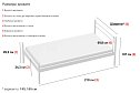 Кровать Венера цвет чёрный, тёмный махагон 160х200 см