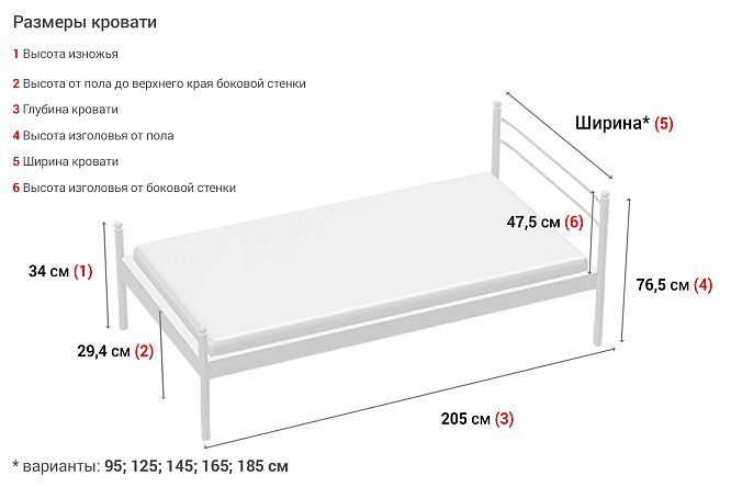 Кровать без подъемного механизма люкс