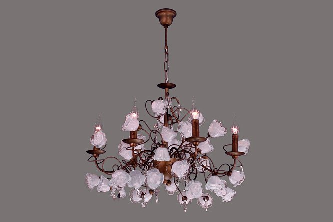 Изображение товара Люстра Eletto Rosetta Brune Bianco для 20 кв.м. E14