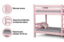 Кровать двухъярусная Соня с прямой лестницей 80х190 см