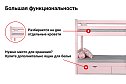 Кровать двухъярусная Соня с прямой лестницей 80х190 см