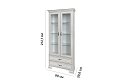 Шкаф с витриной Тиффани (Tiffany)
