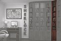 Шкаф для книг угловой Шерлок (Sherlock)