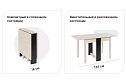 Стол-книжка Премьера 135х74х65 см