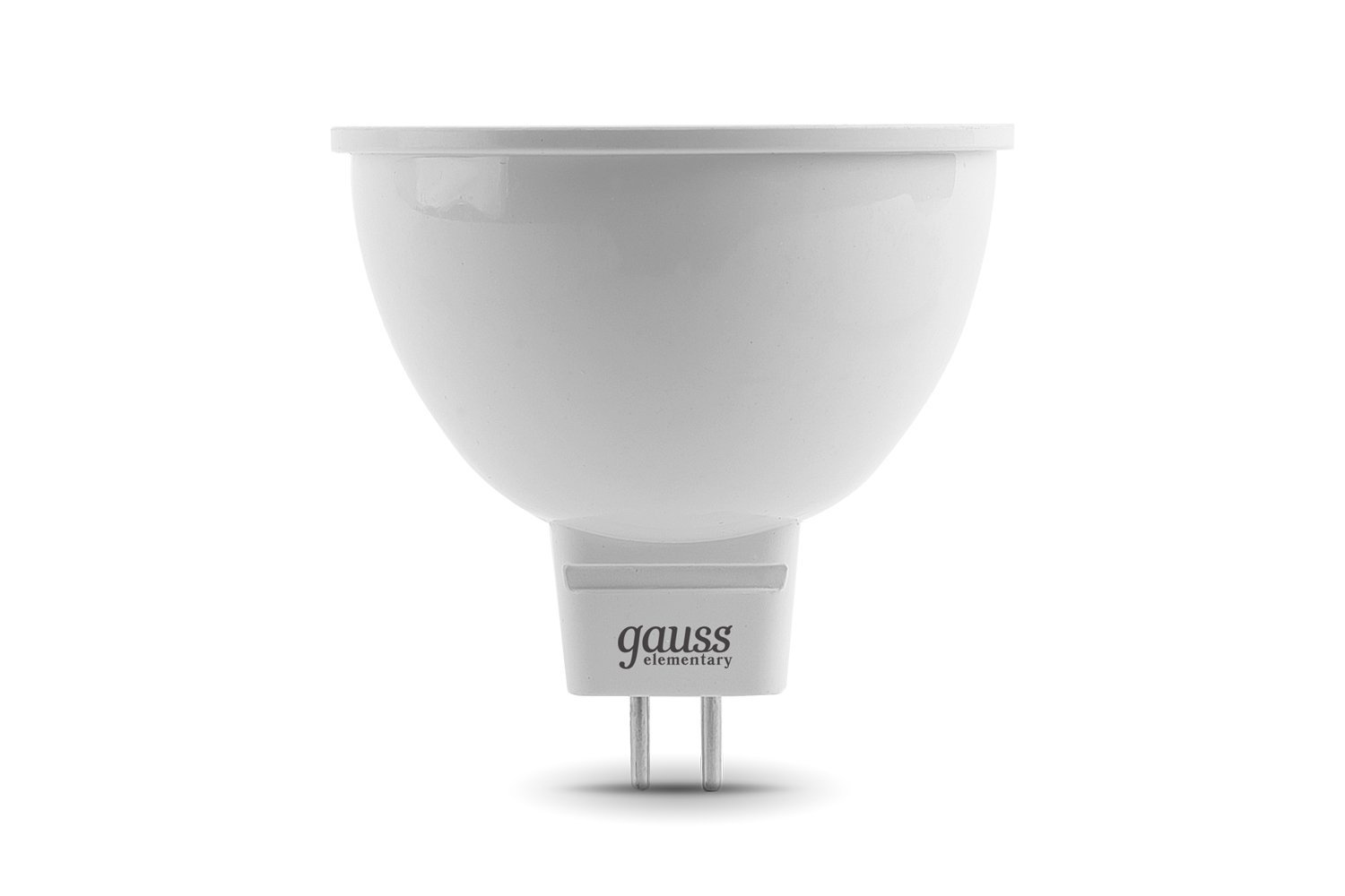 Лампа светодиодная Gauss Elementary MR16 450lm GU5.3, 5.5W, Софит, 4100 К, Естественный