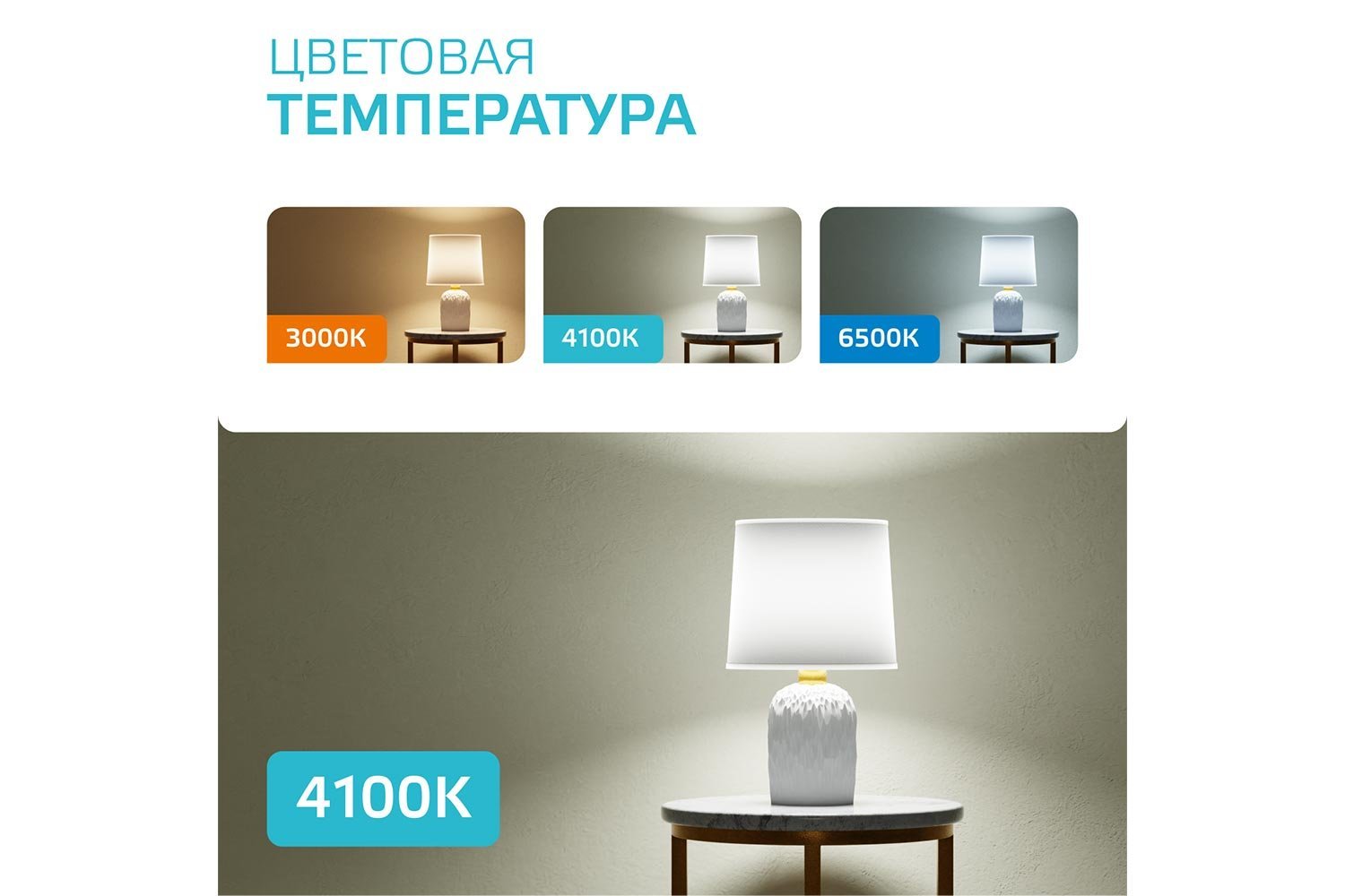 Лампа светодиодная Gauss Elementary MR16 450lm GU5.3, 5.5W, Софит, 4100 К, Естественный