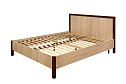 Кровать Баухаус (Bauhaus) цвет дуб Сонома, орех шоколадный 120х200 см