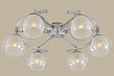 Люстра потолочная CITILUX Буги 21 кв.м., 53.5x19.5x53.5 см, E27