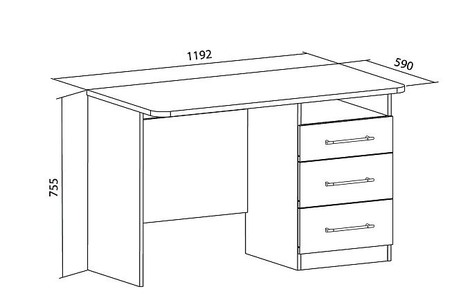 Какая высота у письменного стола