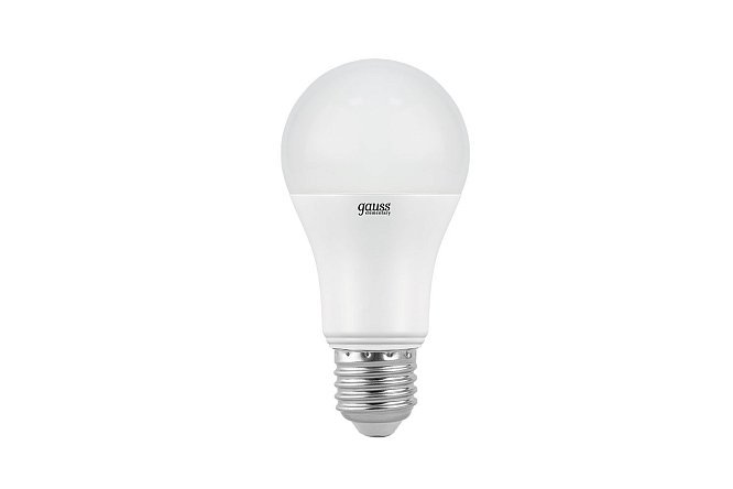 Изображение товара Лампа светодиодная Gauss Elementary A60 1600lm E27, 20W, Груша, 4100 К, Естественный