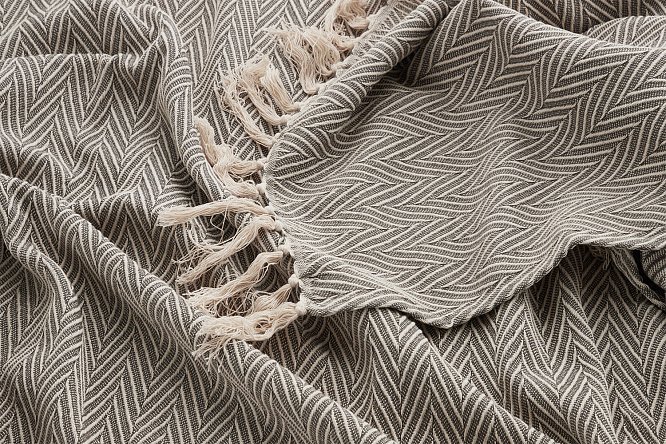 Плед MICASA Zigzag Хлопок, 200х220 см