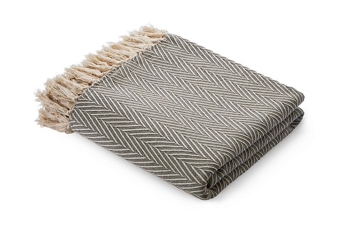Плед MICASA Zigzag Хлопок, 200х220 см