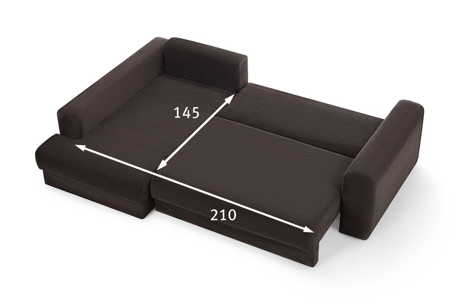 Угловой диван-кровать Мэдисон с правым углом