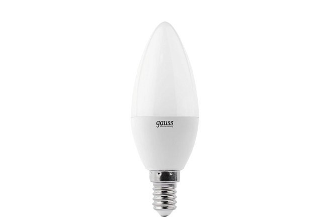 Изображение товара Лампа светодиодная Gauss Elementary Свеча 880lm E14, 10W, Свеча, 3000 К, Тёплый