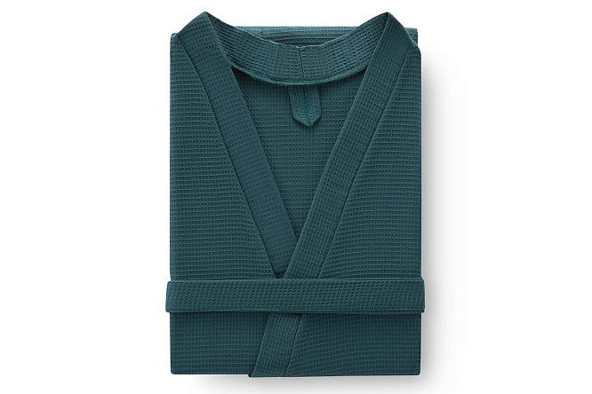 Изображение товара Унисекс халат MITTE Waffel 50-52 хлопок вафельная ткань домашний комфорт