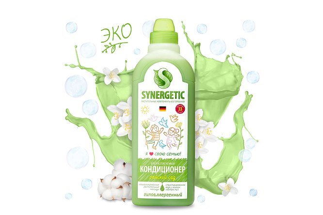 Изображение товара Кондиционер для белья Synergetic Райский сад