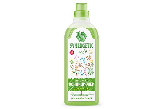 Изображение товара Кондиционер для белья Synergetic Райский сад жидкость 219 рублей