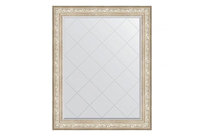 Изображение товара Настенное зеркало EVOFORM виньетка серебро 60x78 см с гравировкой