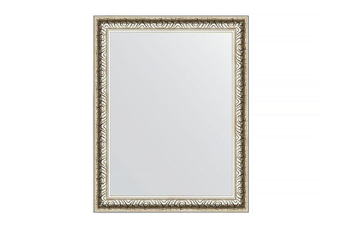 Изображение товара Настенное зеркало в багетной раме EVOFORM BY 1342 37х47 см мельхиор