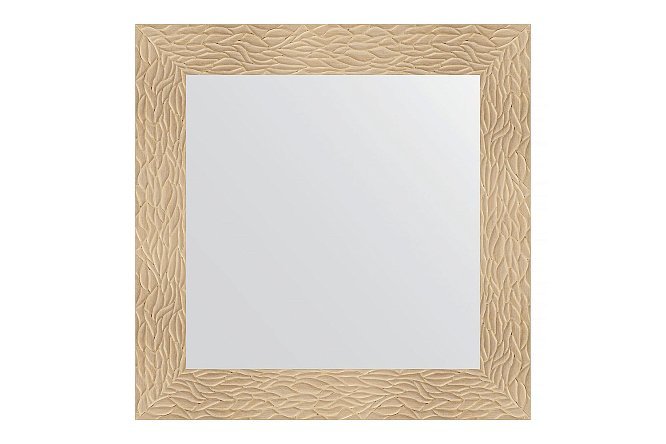 Изображение товара Настенное зеркало в багетной раме EVOFORM золотые дюны 70x70 см