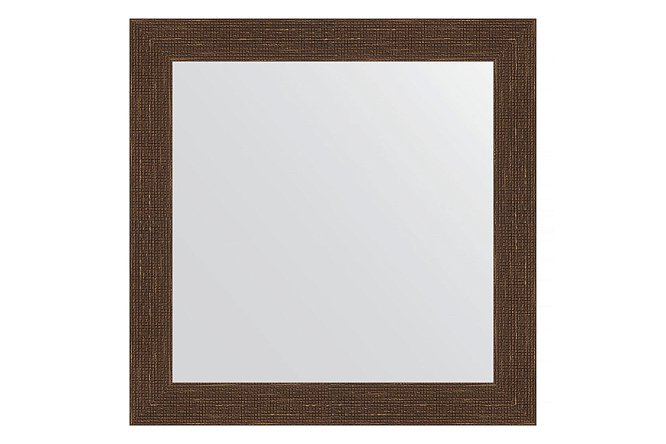 Изображение товара Настенное зеркало в багетной раме EVOFORM 66х66 см античная медь