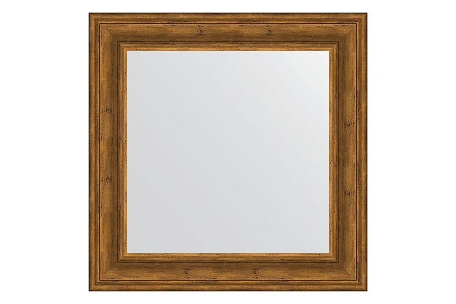 Изображение товара Настенное зеркало в багетной раме EVOFORM Травленая бронза 72х72 см
