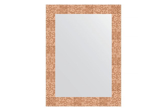 Изображение товара Зеркало настенное в багетной раме EVOFORM соты медный 56х76 см