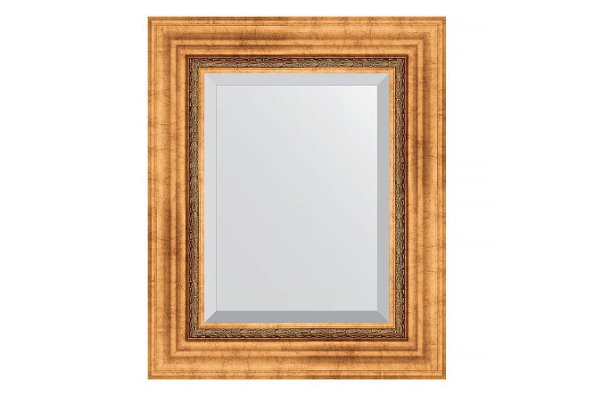 Изображение товара Зеркало настенное с фацетом в багетной раме EVOFORM BY 3360 римское золото 46х56 см