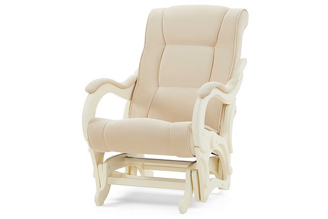 Изображение товара Кресло-глайдер Лидс велюровое для дома и кабинета