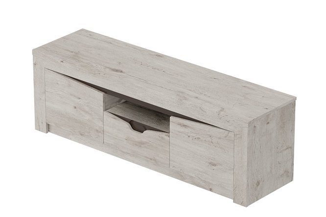 Изображение товара Тумба для ТВ Соренто дуб Бонифаций кофе структурный матовый 140х45х38,5 см