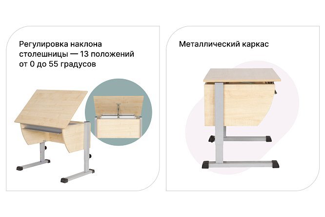 Наклон крышки парты обеспечивающий рациональное положение тела градусов