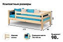Кровать Соня 70х160 см цвет лаванда