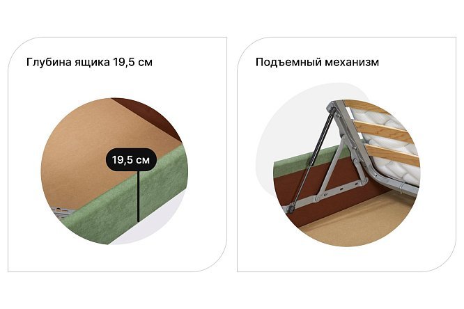 Кровать милтон с подъемным механизмом