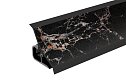 Профиль для столешниц Мрамор Марквина чёрный 300х1.8х1.8 см