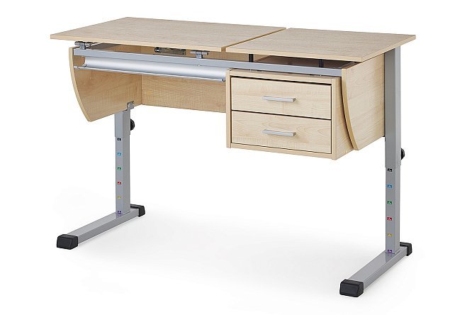 Изображение товара Ученический стол Осанка с регулировками высоты и наклона 120х52х56 см