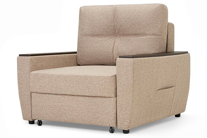 Изображение товара Кресло-кровать Дубай с механизмом еврокнижка и рогожкой Изображение товара Кресло-кровать Дубай с механизмом еврокнижка и рогожкой