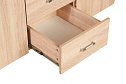 Шкаф для одежды и белья Канкун 120х230х57,9 см, дуб Сонома