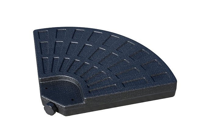 Изображение товара Утяжелитель для садового зонта Riva 48 см прочный пластиковый черный