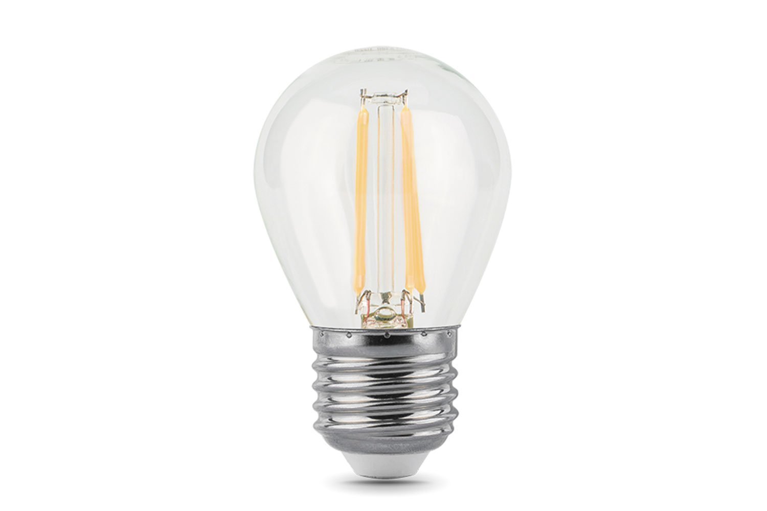 Лампа светодиодная Gauss Filament Шар 750lm E27, 11W, Шар, 4100 К, Холодный