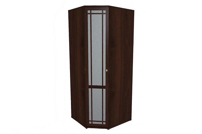 Изображение товара Угловой шкаф Sherlock с зеркалом, компактный и стильный