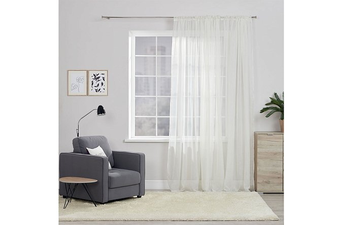 Изображение товара Тюль на ленте MITTE Emiline 500х280 см, цвет экрю, 1 шт.