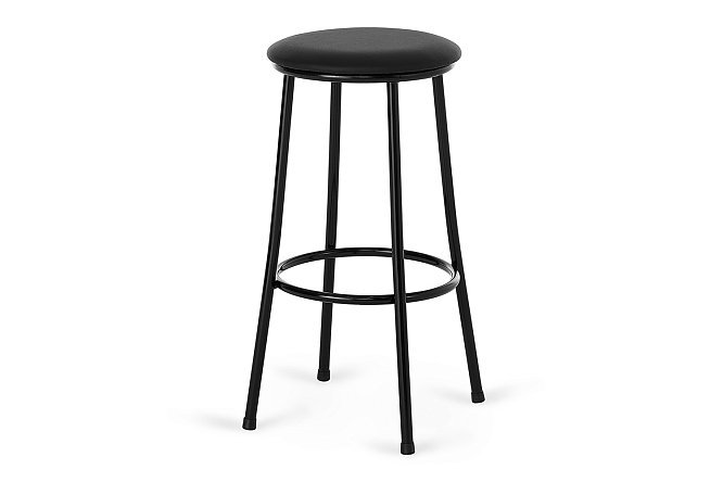 Изображение товара Барный табурет Rumba 38х75х38 см черный искусственная кожа надежная конструкция