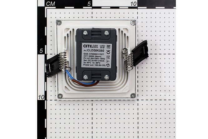 Фото 4 Светильник встраиваемый LED CITILUX Омега 9x2.5x9 см